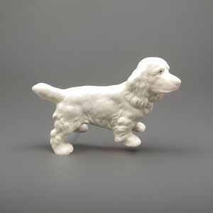 VTG Ceramic Cocker Spaniel Dog Figurine-6" Long‎ x 4" Tall
